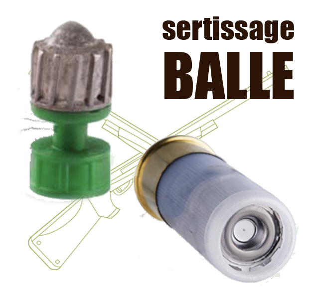 sertissage balle slug